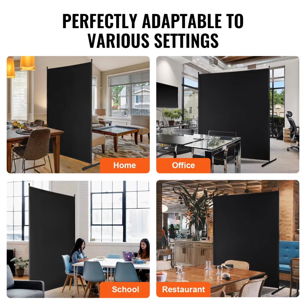Space Partition, One-panel Privacy Barrier, 6FT Indoor Privacy Shield