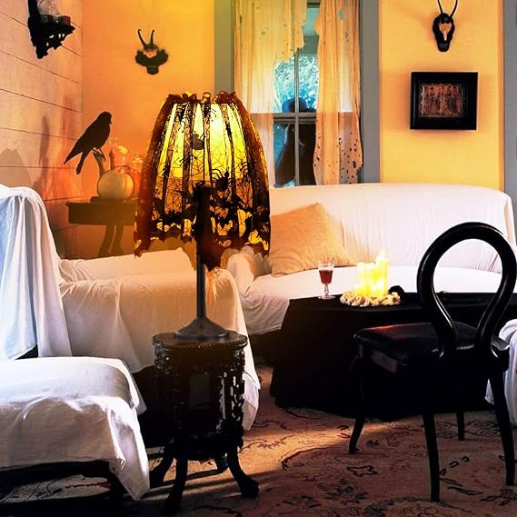 3 Pcs Halloween Lamp Shade Covers, Spooky Decorative Lamp Covers