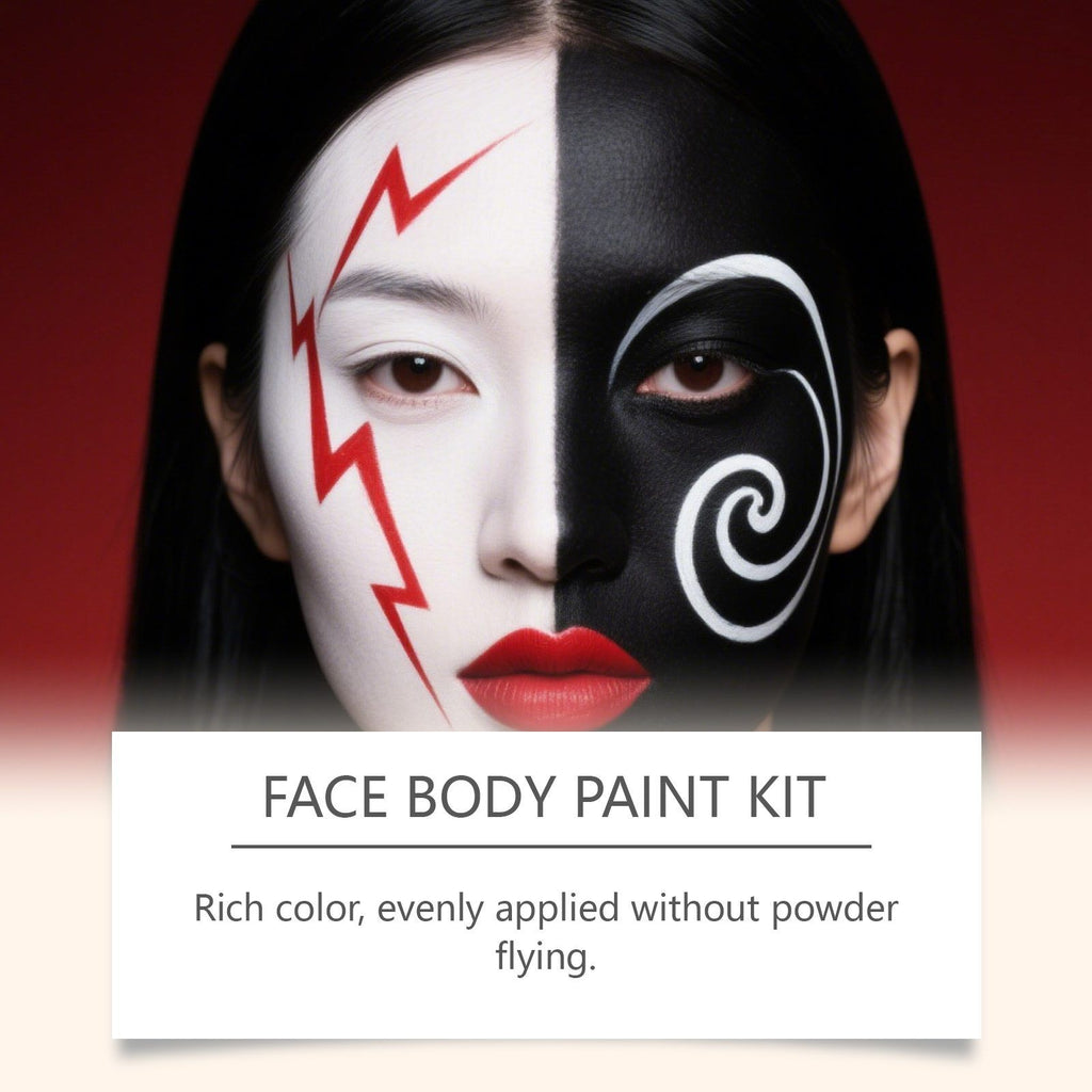 Dowmoo Halloween Face And Body Paint Set, 45 G Set