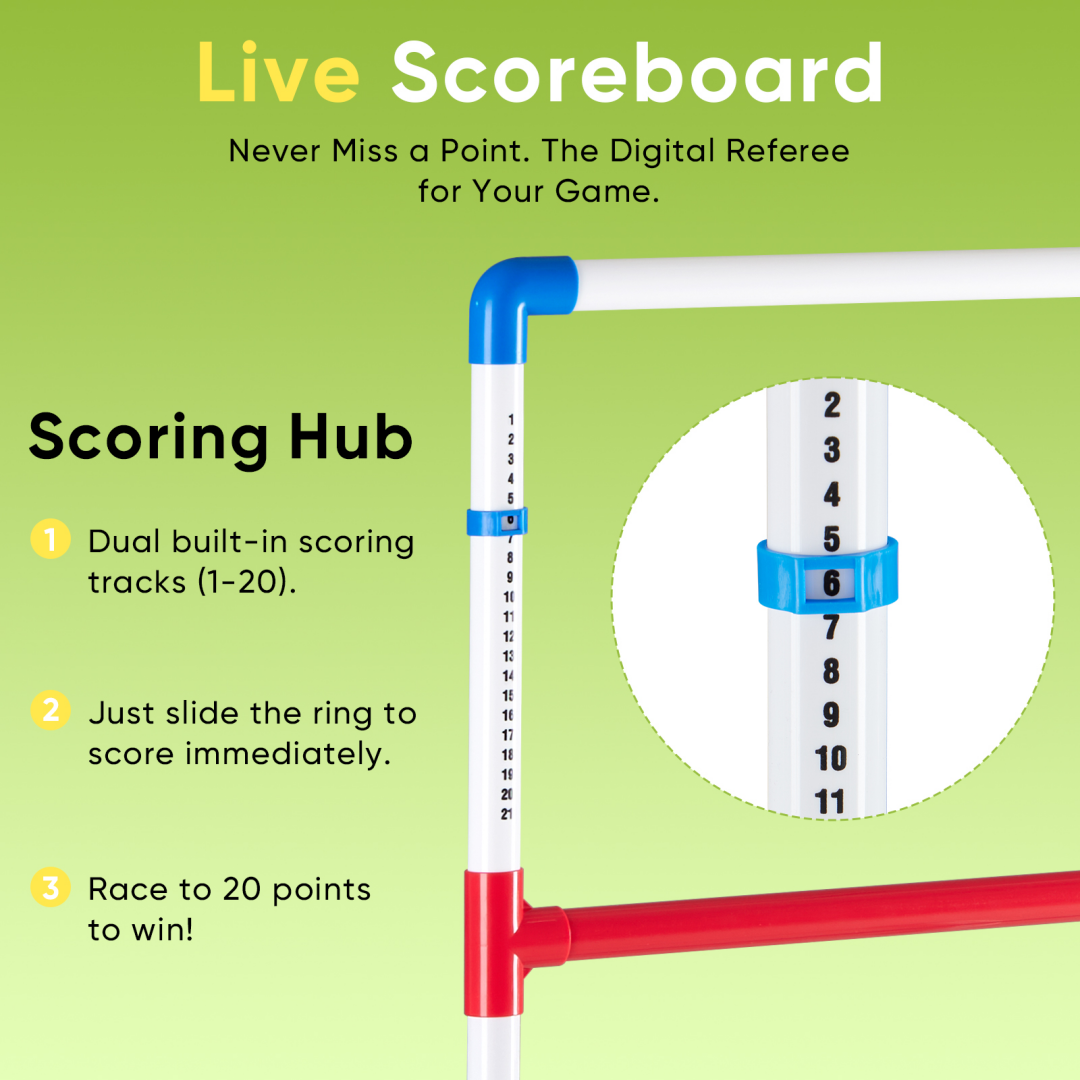 The Ladder Ball And Golf Throwing Ball Set Is Used For The Ladder