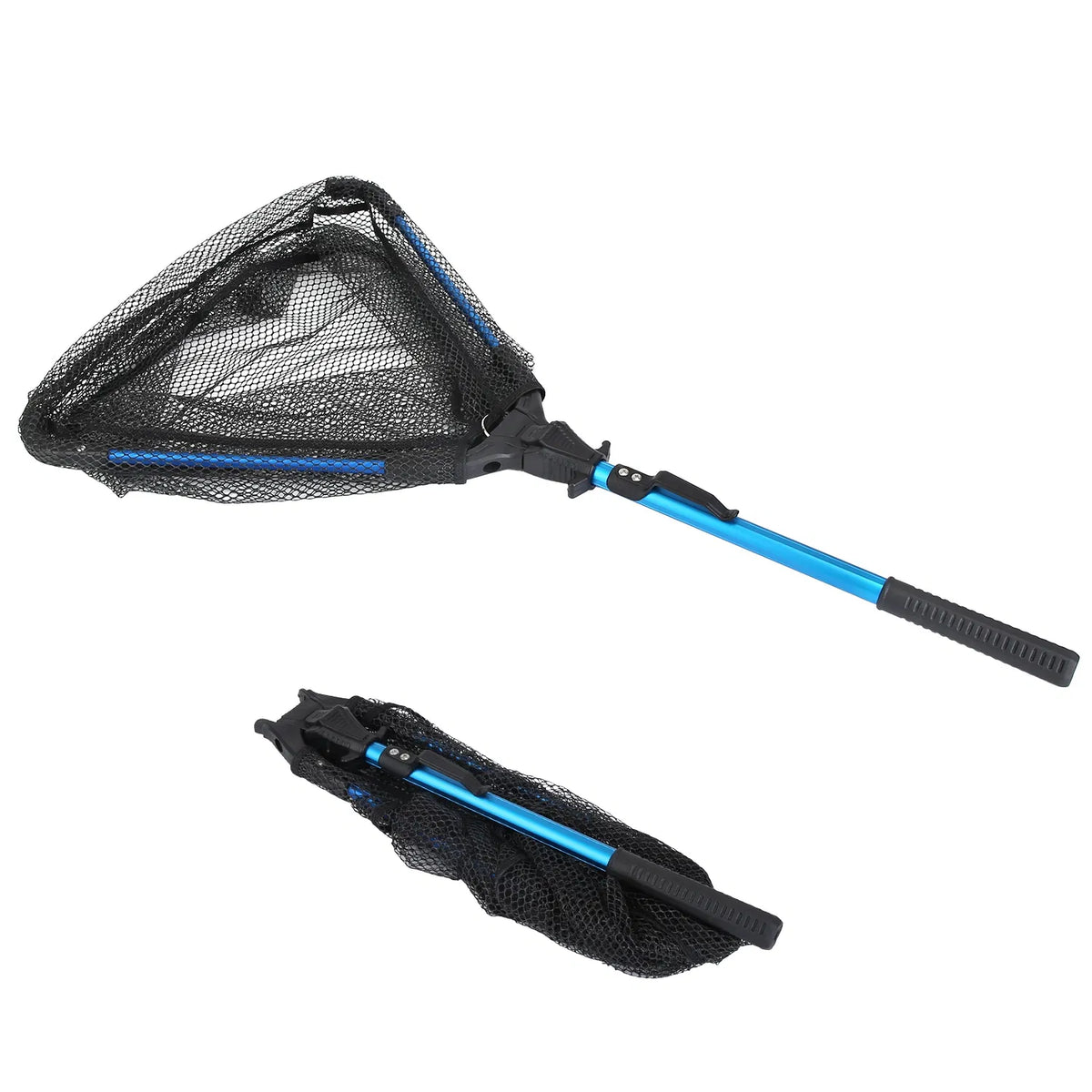 Foldable Fishing Landing Net, Aluminum Handle