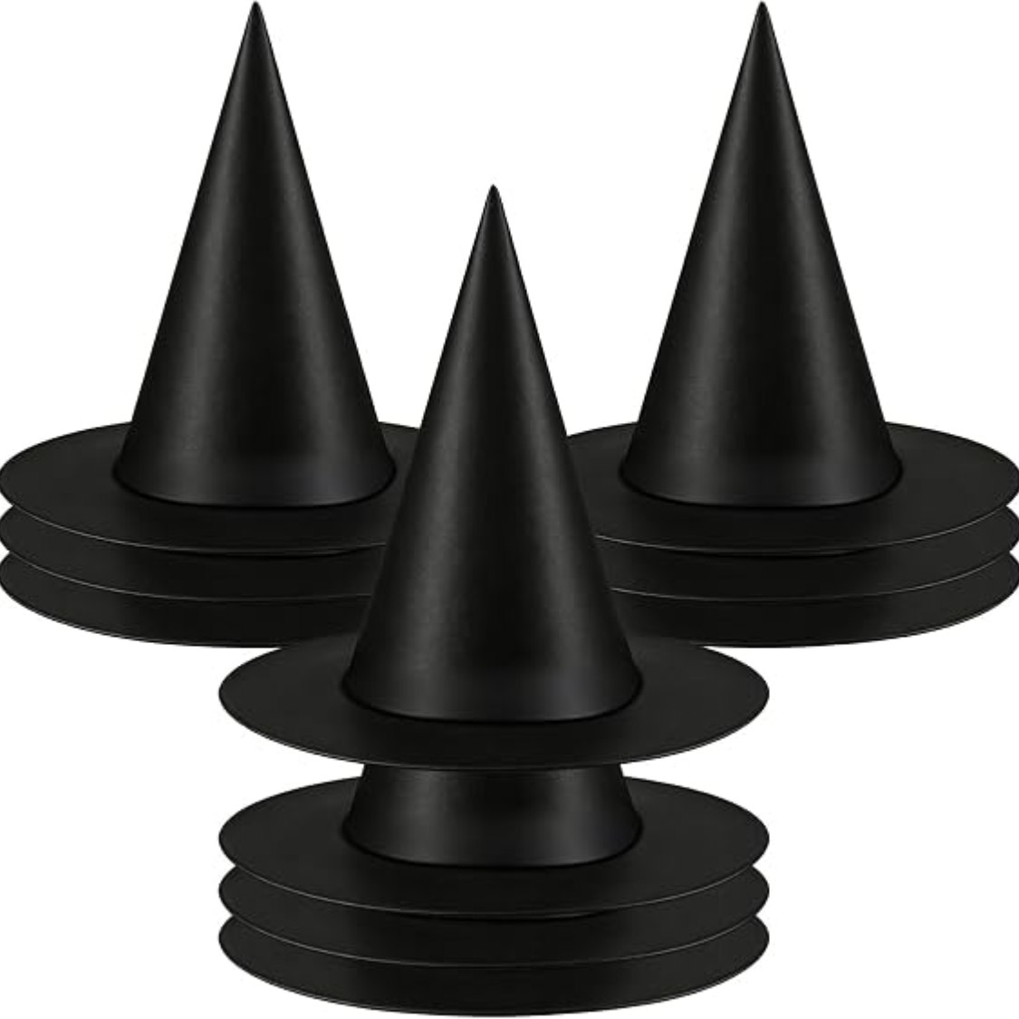 10 Pack Halloween Witch Hats Decorations With 157 Ft Fishing Line