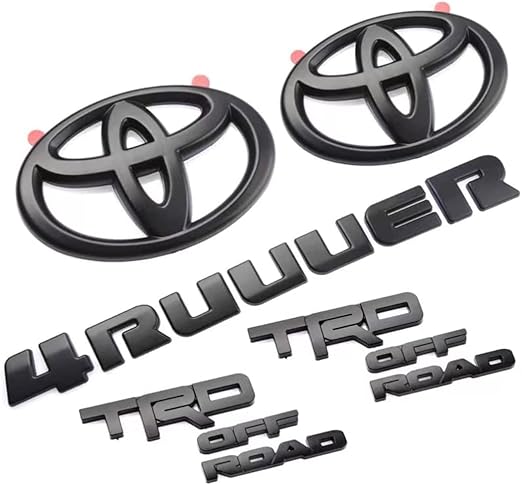 Genuine OEM Decal Nameplate Black/blackout Emblem Overlay Kit/set