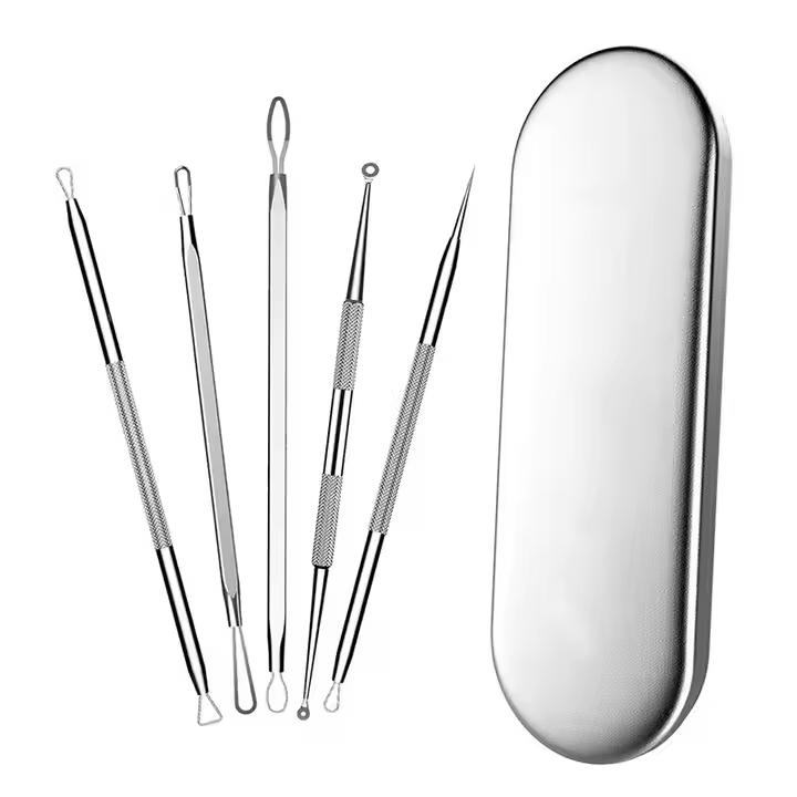 Selling 5 Acne Needles/set Facial Acne Removal Extractor Blackhead