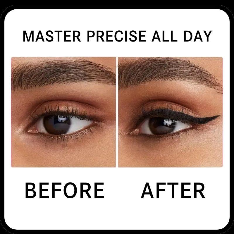 Precision Tip Waterproof Eyeliner - Long-lasting, Quick-drying
