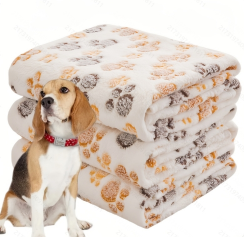 3-piece Set Of Beige Dog Paws
