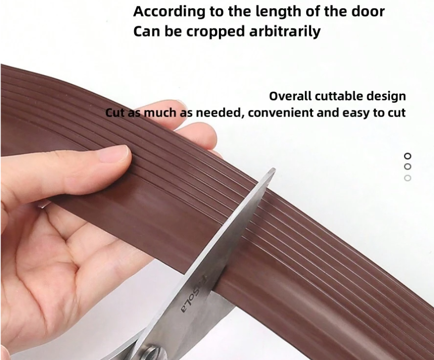 1pc Home Door Gap Seal Strip, Door Bottom Soundproof Insulation Seal