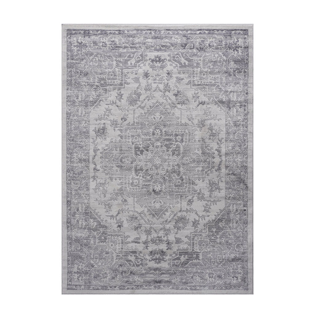 Marfi 2X3 Silver Oriental Doormat Rug