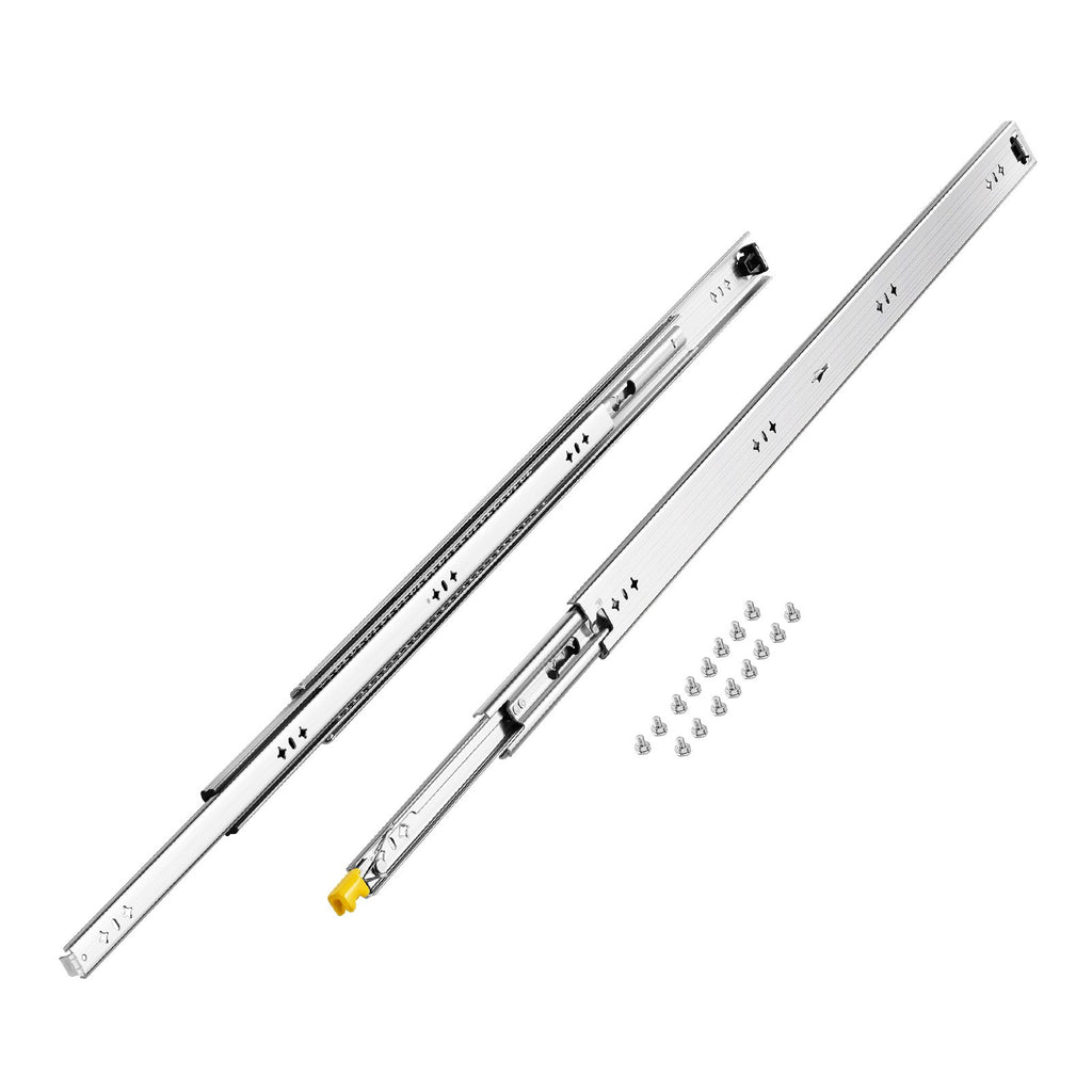 1 Pair 16-60 In Soft-close Drawer Slides Ball Bearing Full Extension