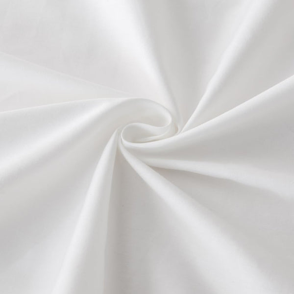 1-Pack White 3-Piece Bedding Set Solid Duvet Cover Set Includes One