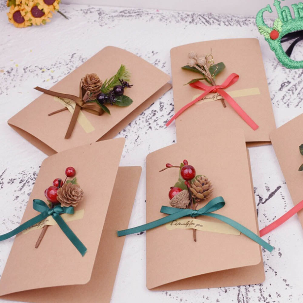 Red Berries Pine Cones Cute Artificial Pine Branches For Birthday Party