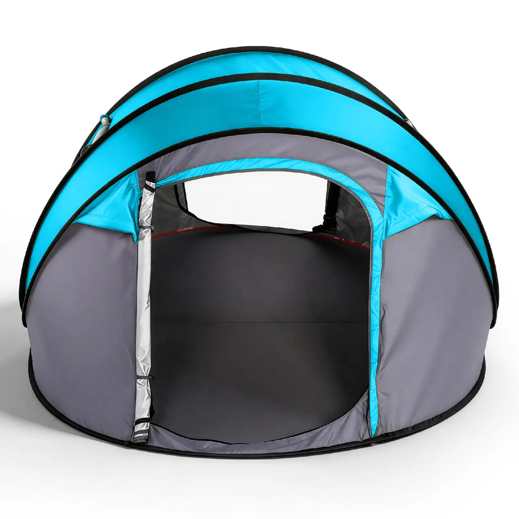 4 Person Pop Up Tent For Camping, Waterproof Instant Family Tent