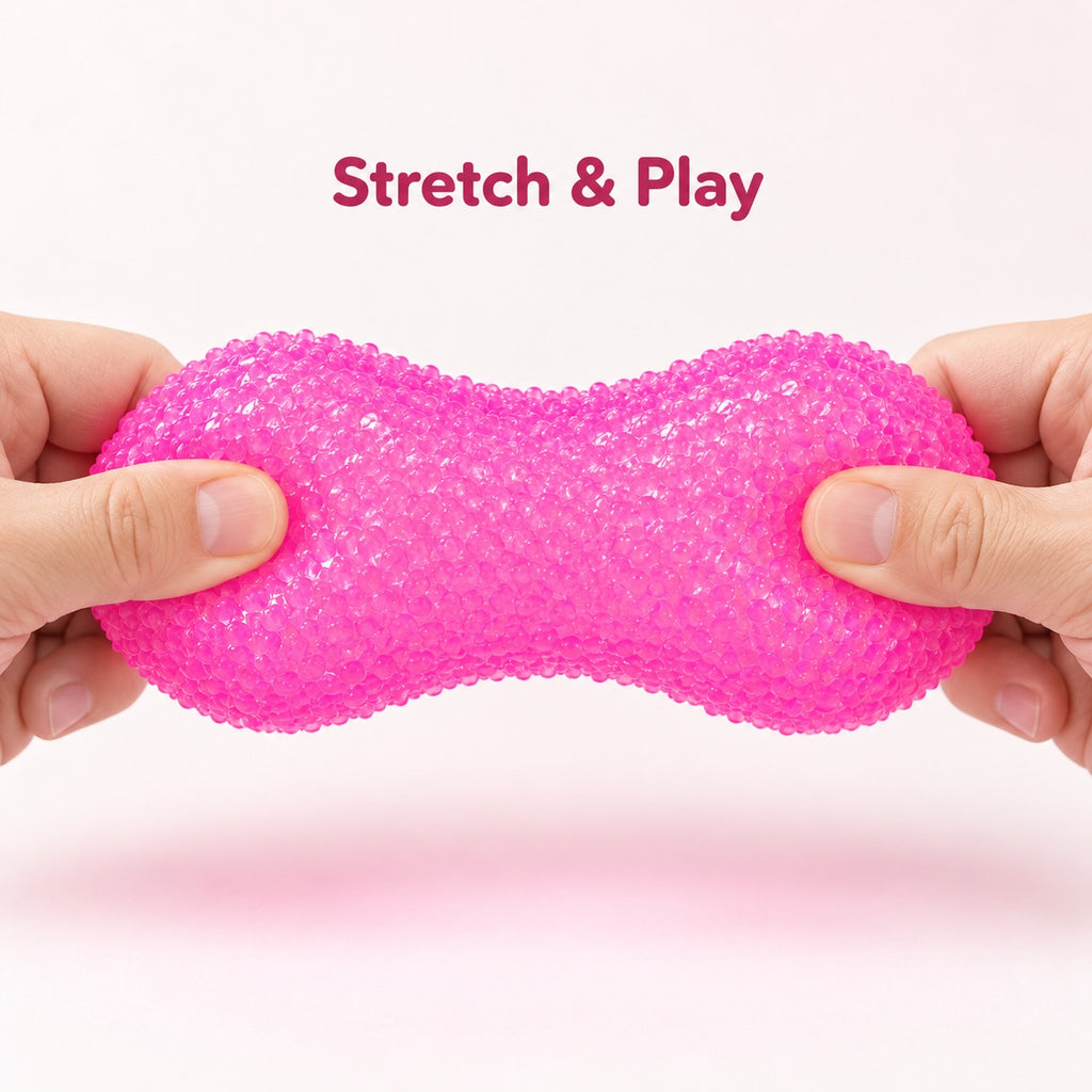 Crunchy Texture Stress Ball, Squeezable Fidget Sensory Toy For Stress