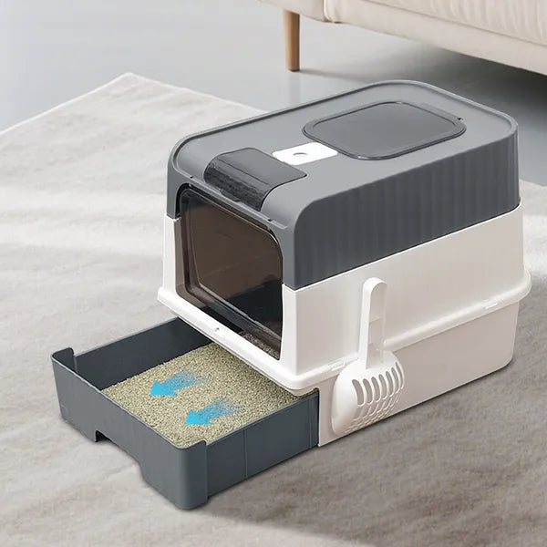 Greymagic Cube Intelligent Cat Litter Box - Free Hands, Enjoy Pure Life