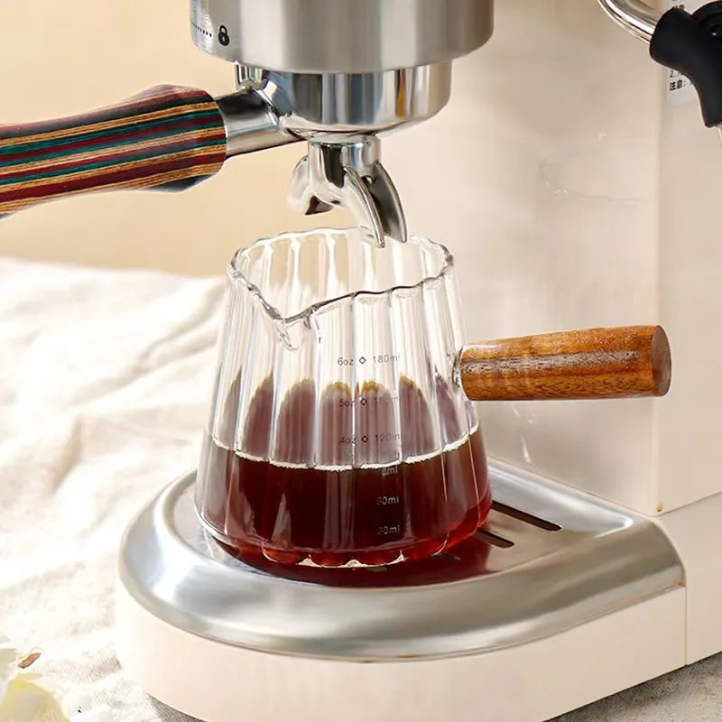 1 Pcs 180ml Mini Coffee Cup, Glass Milk Cup, Italian Coffee Cup