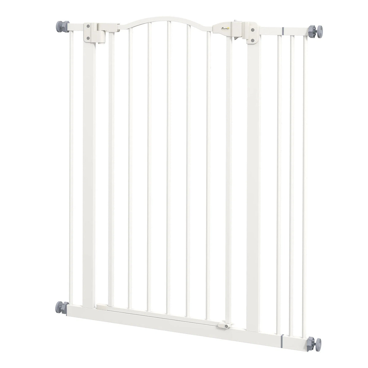 Extra Tall Dog Gate With Door, Pressure Fit, Auto Close, Double Locking