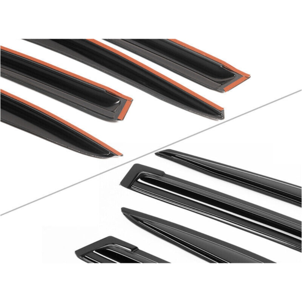 For H Onda 2012-2015 Civic Sedan MUG Style Window Visors Rain Sun Guard