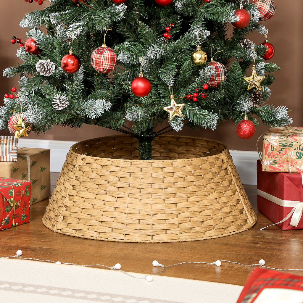 Woven Look Christmas Tree Collar, 27 in