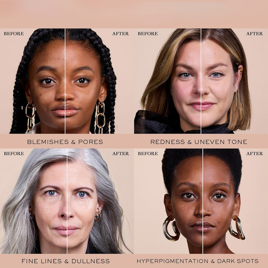4-in-1 Bionic Color-changing Concealer Foundation Moisturizing Repair