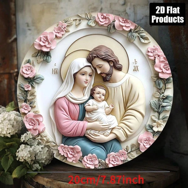2D Flat Wooden Sign Wall Decor, "" Sign Wall Decor, Decor, 8x8 Inch