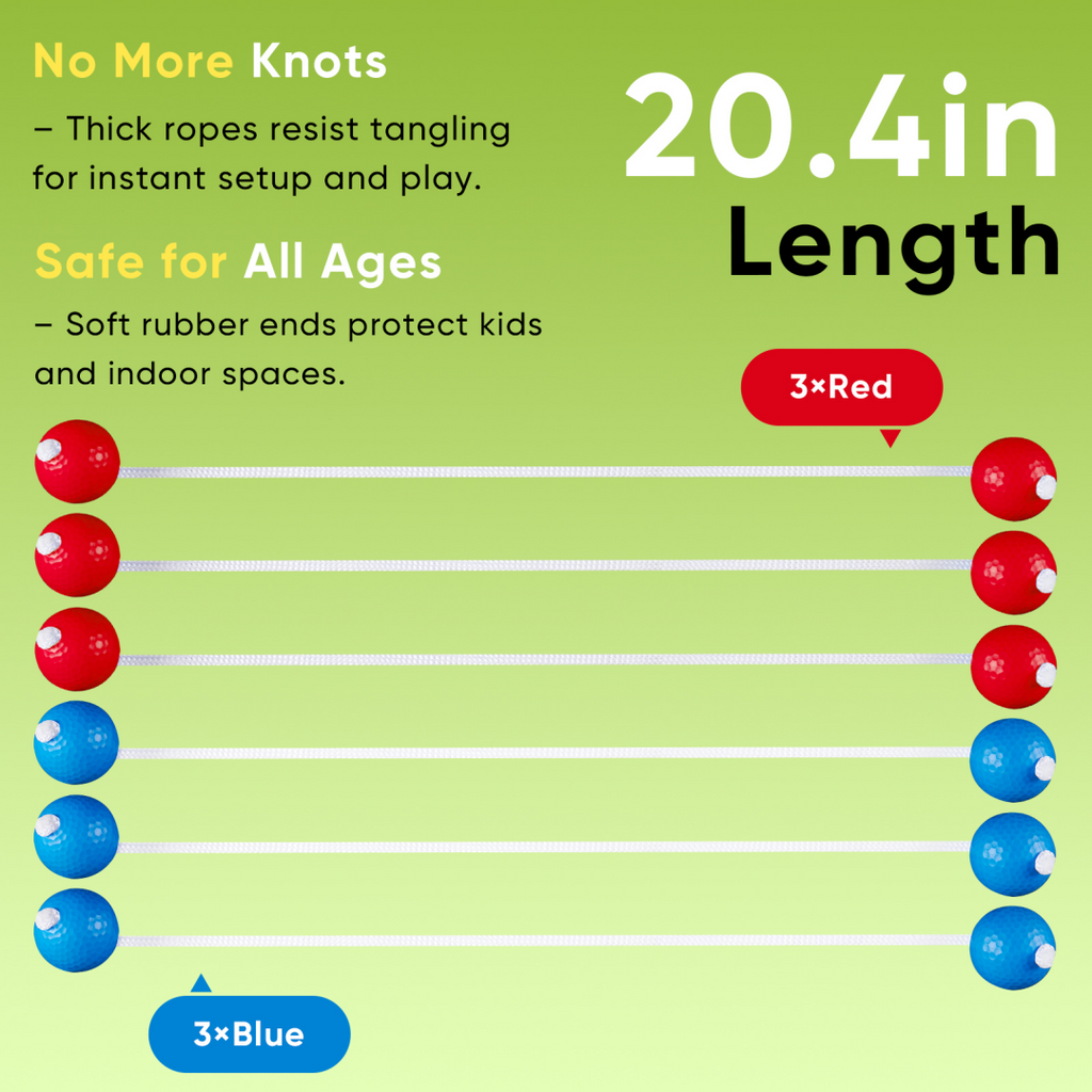 The Ladder Ball And Golf Throwing Ball Set Is Used For The Ladder