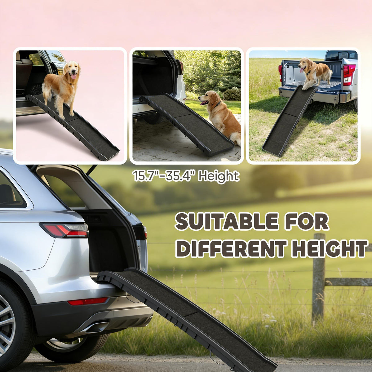 Pet Ramp,pet Gentle Slope Ramp,foldable Dog Car Ramp