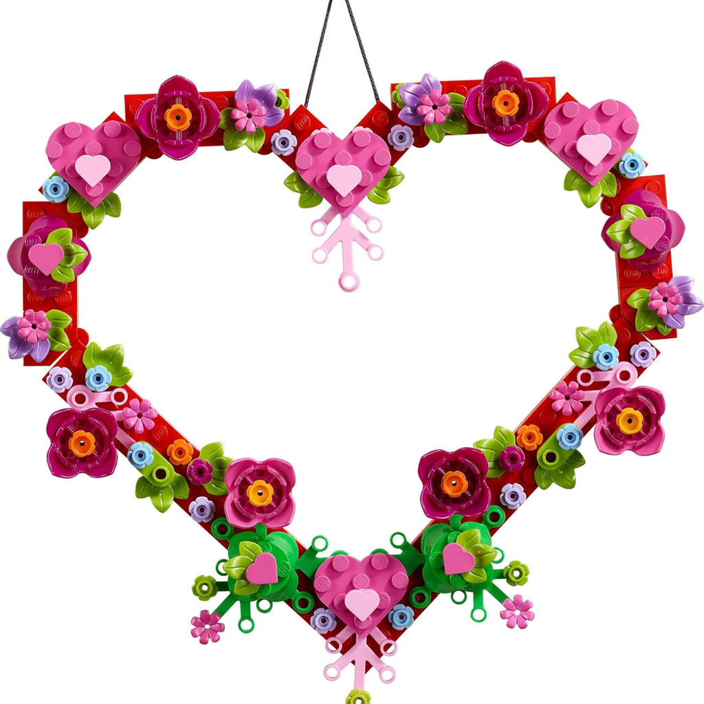 Heart Ornament Building Toy Set 40638 Crafts Home Decor Display Wall