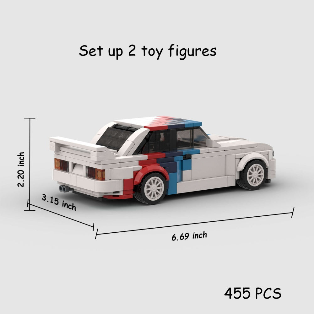 355PC Sports Car DIY Building Bricks BMW M3