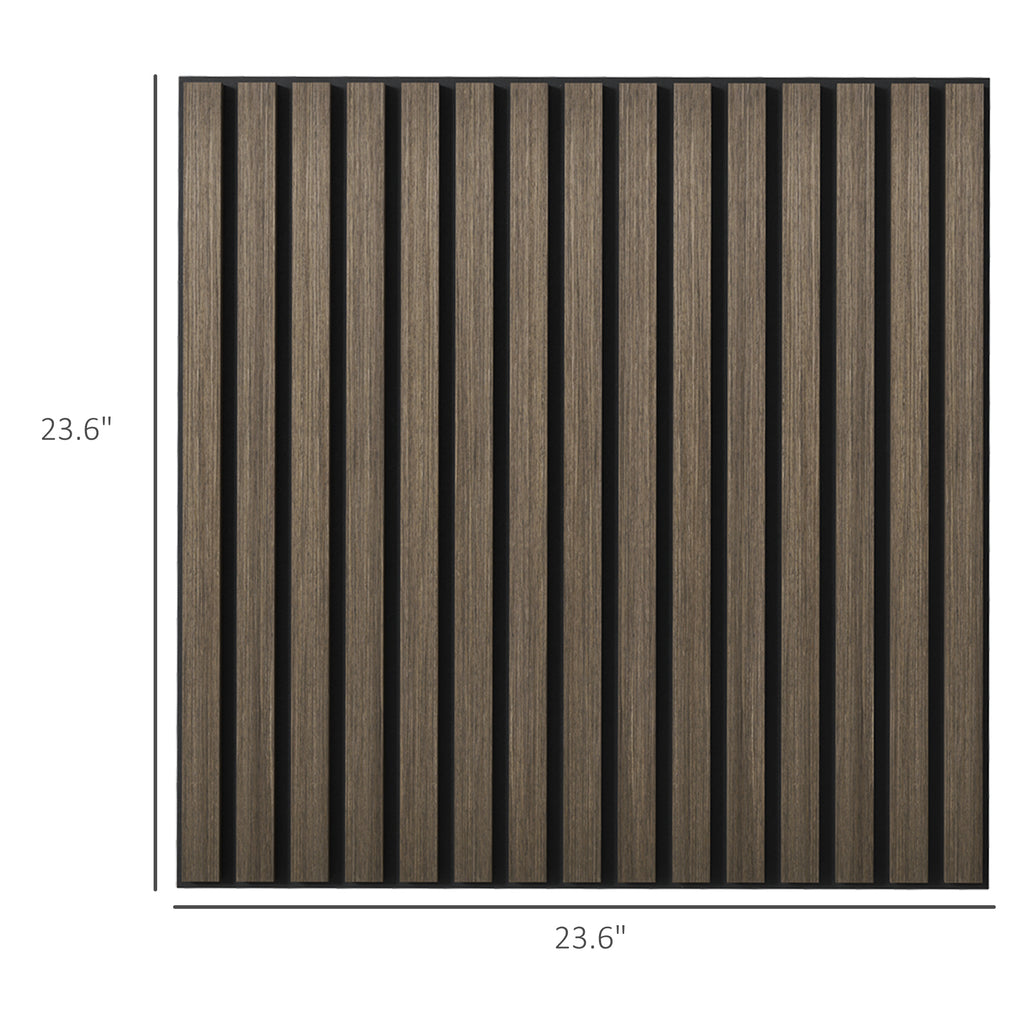 24" X 24" Wood Panels For Wall, 4 Pack Acoustic Panels, Sound Absorbing