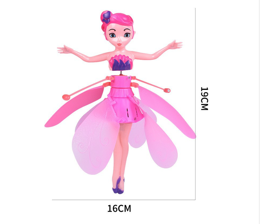 Magical Flying Toy Doll With Crystal Wings, Girls Gifts, Interactive
