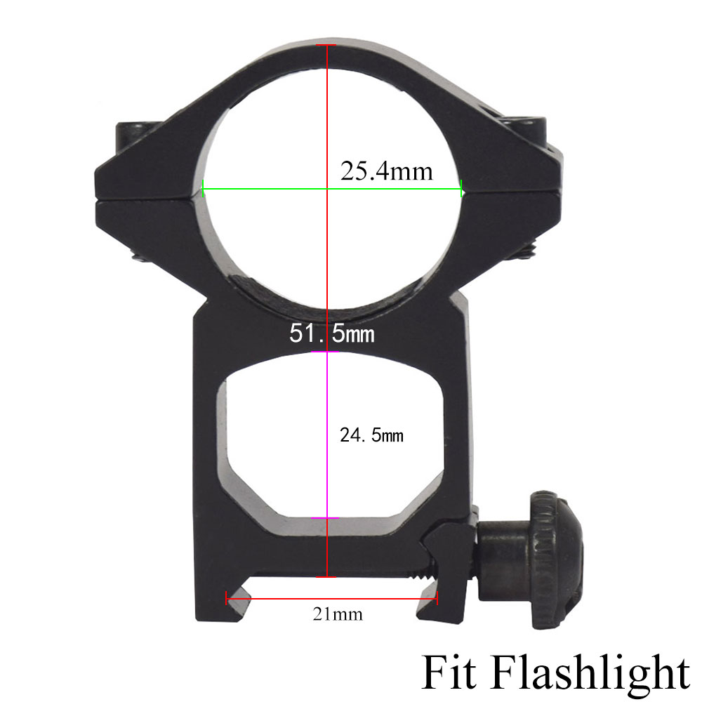 Outdoor Tactical Equipment 25.4mm High Profile Sight Installation Ring