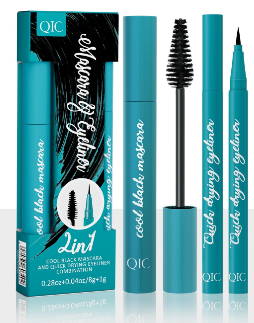 QIC Green Box 2in1 Eyeliner + Mascara Set-green