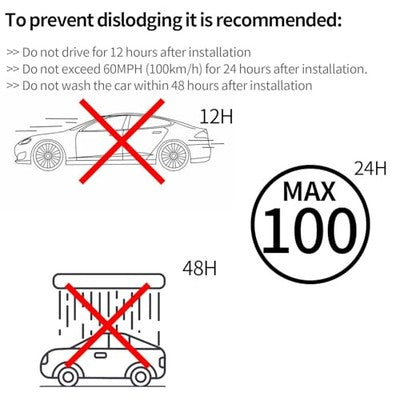 Window Air Guard Deflectors Compatible With 2007-2017 Freightliner