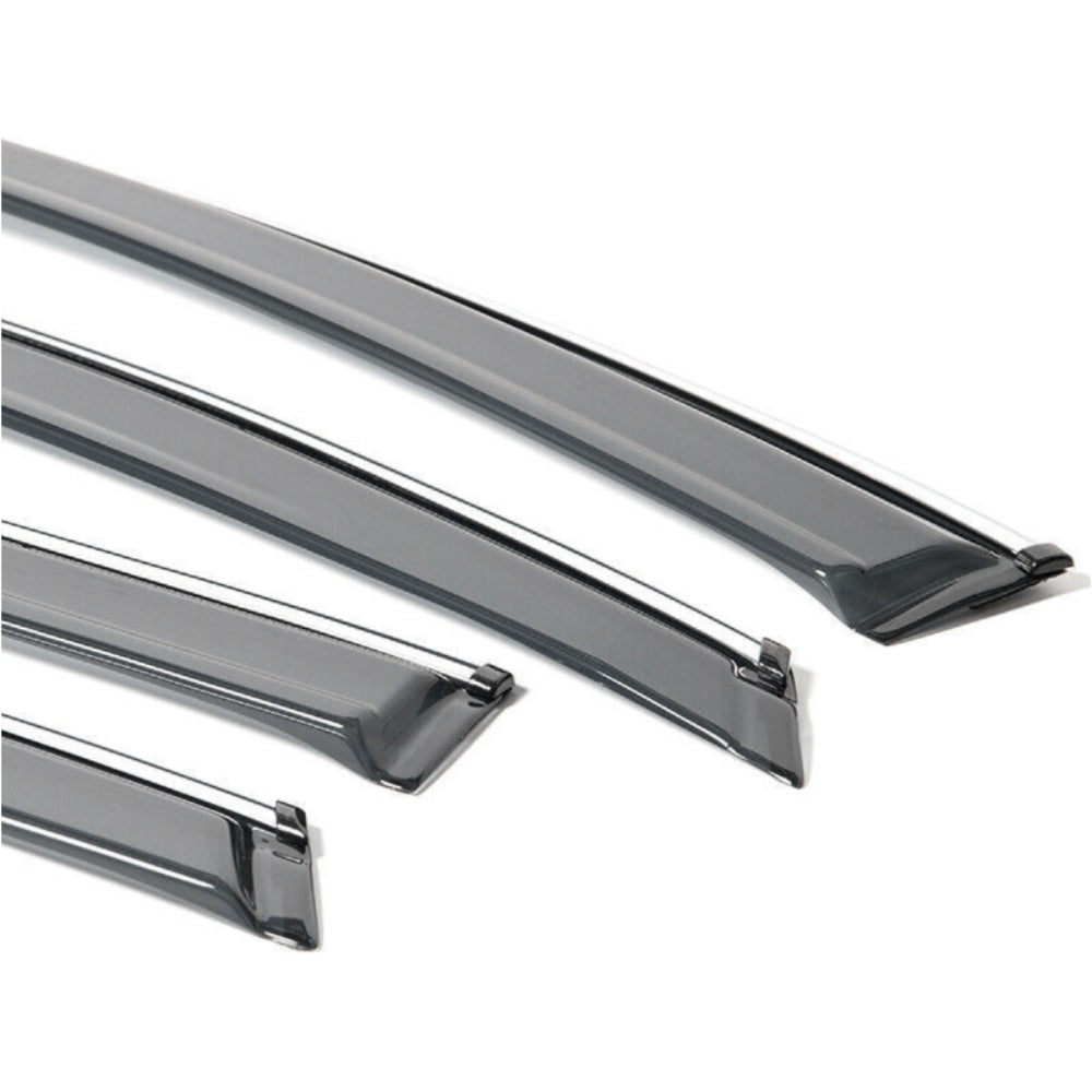 For 2018-2022 H Onda Accord Sedan Window Visor Deflector Guard W Chrome