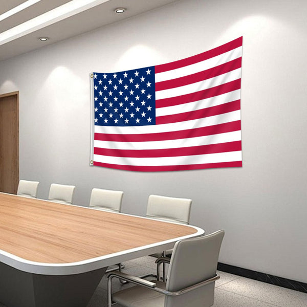 2pcs 4X6FT 120*180cm American Flag USA Flag Printed Nylon Flag National