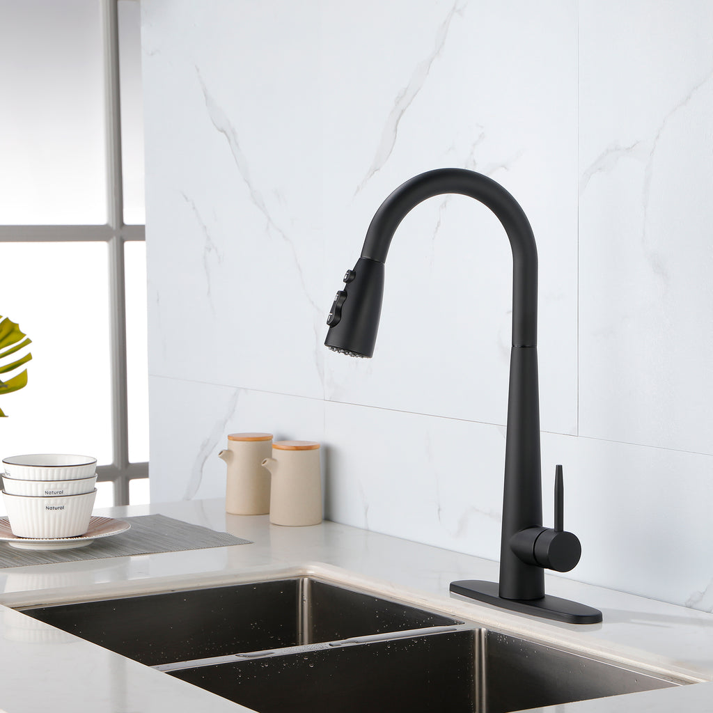 Kitchen Faucet With Pull-down Spray