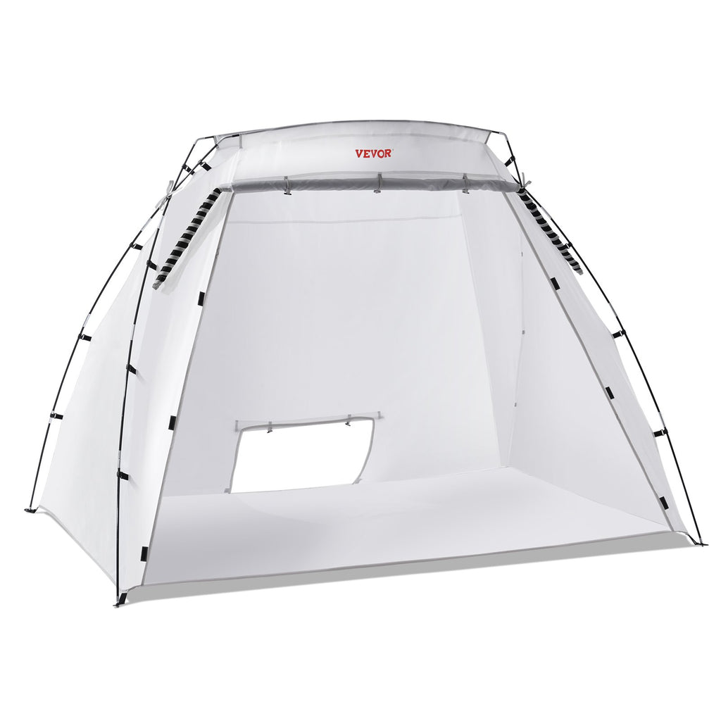 Vevor Portable Paint Booth, Larger Spray Paint Tent With Built-in Floor