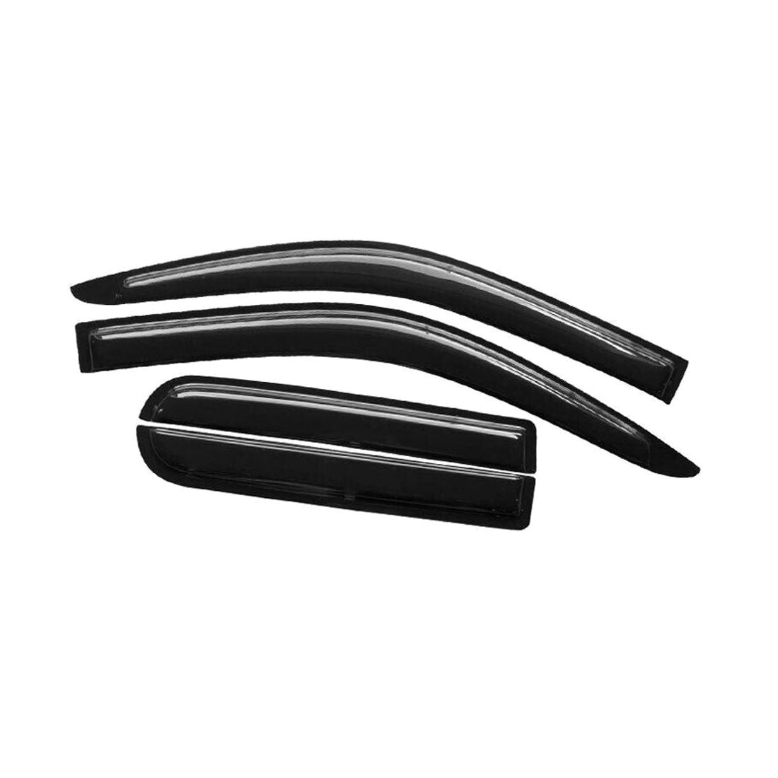 Fits 04-12 Chevy Colorado -GMC Canyon Crew Cab Acrylic Window Visors