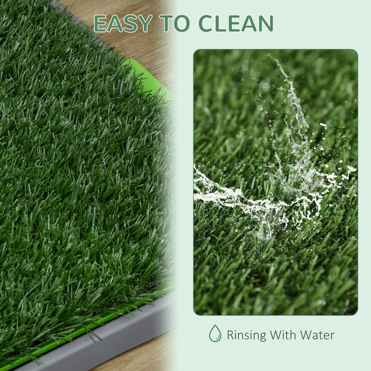 Artificial Grass Pee Pad For Dogs Potty Training, 26" X 16", 2 Packs