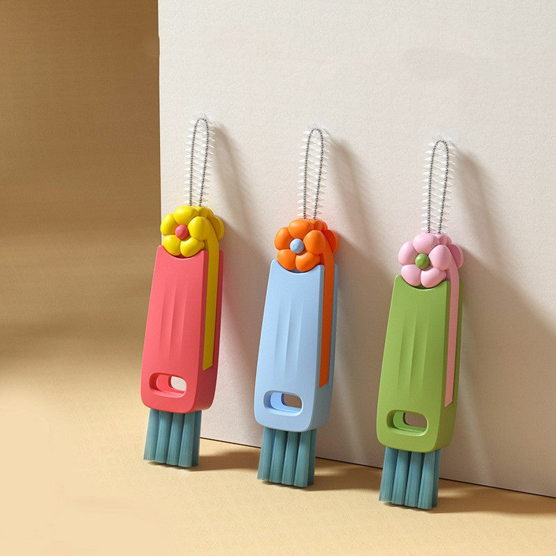 3PCS 3in1 Multifunctional Bottle Cleaning Brush Set For Cup Lids