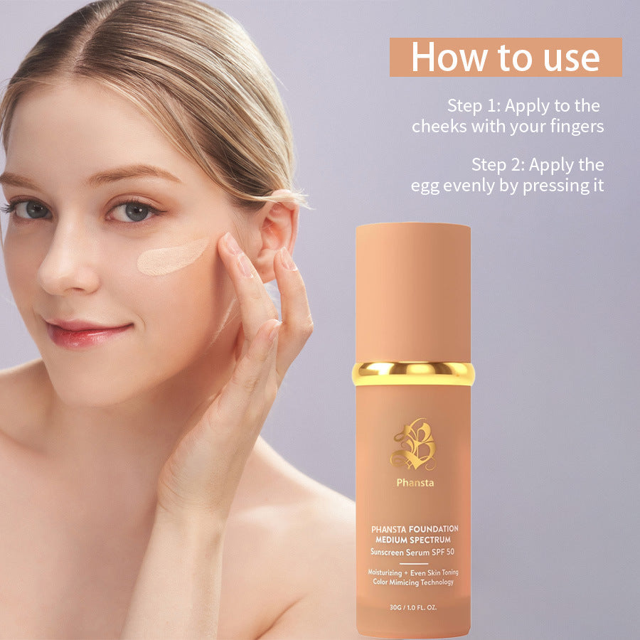 4-in-1 Bionic Color-changing Concealer Foundation Moisturizing Repair