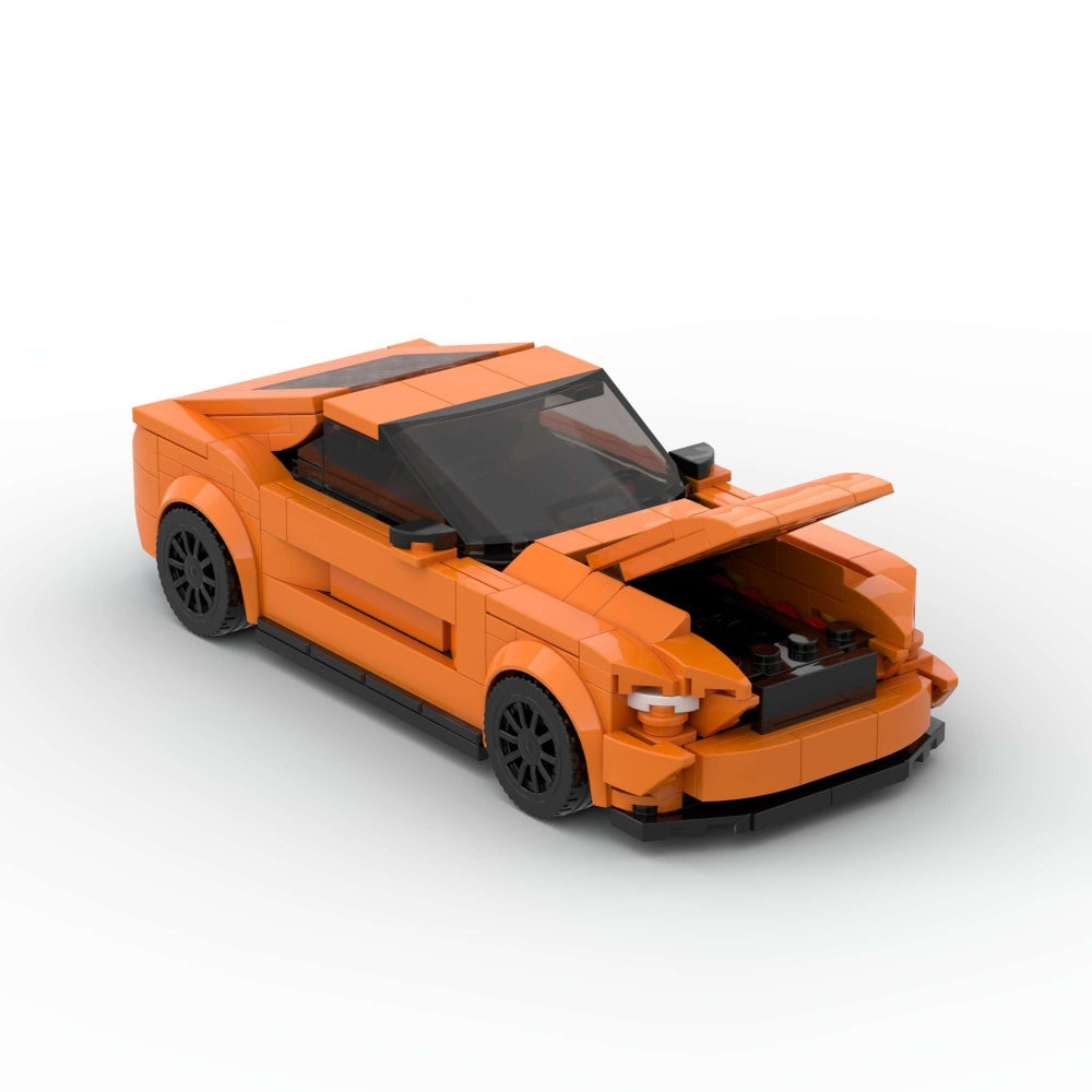 348PCS Sports Race Car MOC Building Blocks Mustang