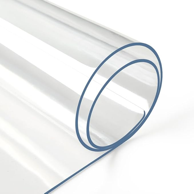 1.5mm Thick Clear Table Cover Protector Table Cover Rectangle PVC Clear