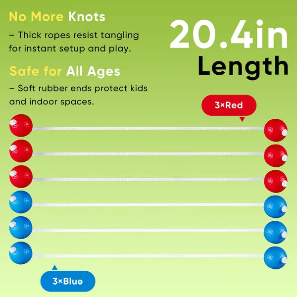 The Ladder Ball And Golf Throwing Ball Set Is Used For The Ladder