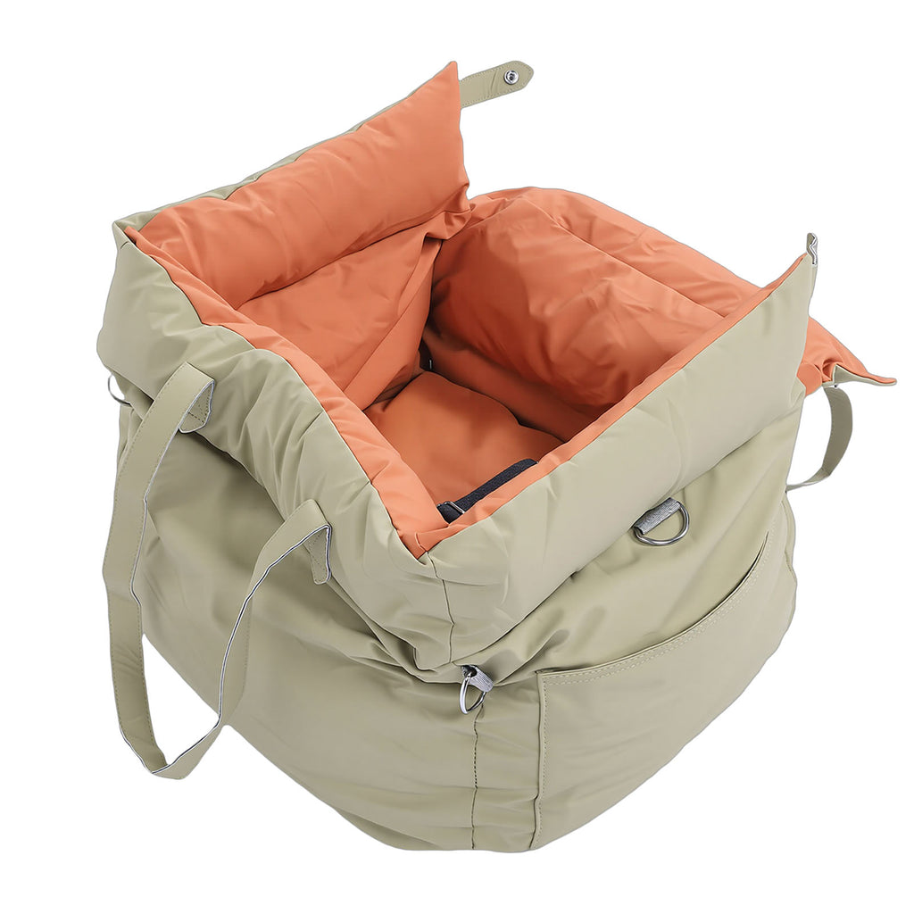 Car Pet Bed Portable Travel Outdoor Detachable Washable Pet Car Seat