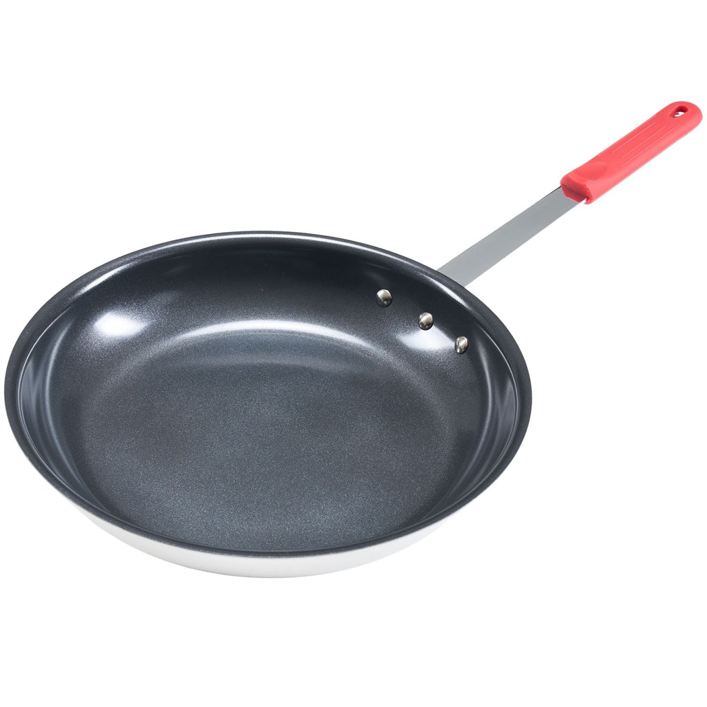 Ceramic Nonstick Egg Pan, Aluminum Frying Pan With Stainless Steel Base