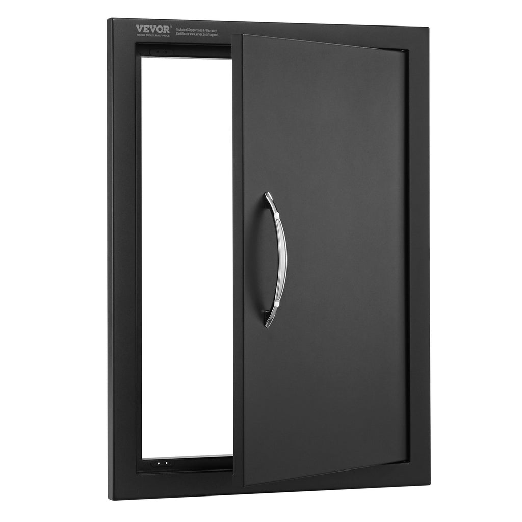 BBQ Access Door, 16W X 22H Inch Single Outdoor Kitchen Door, Cold Plate