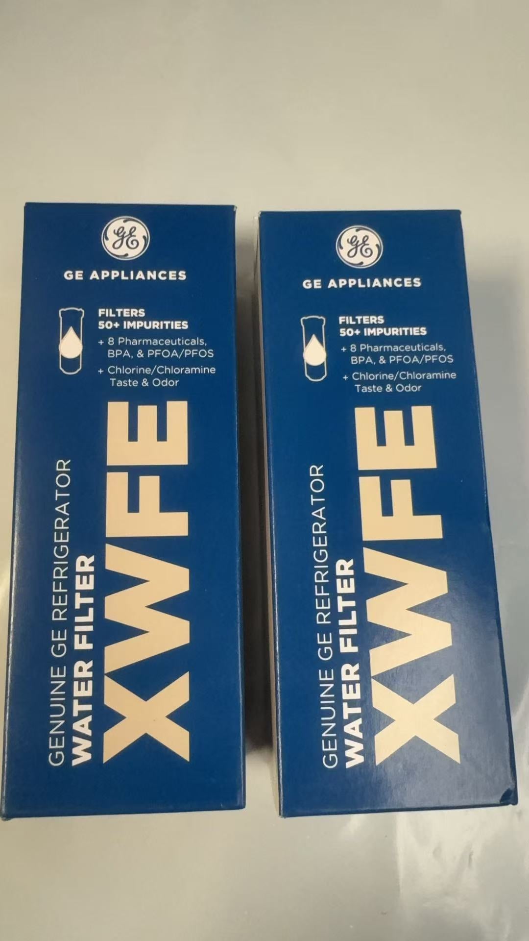 2Pack GE XWFE Refrigerator Water Filter - White