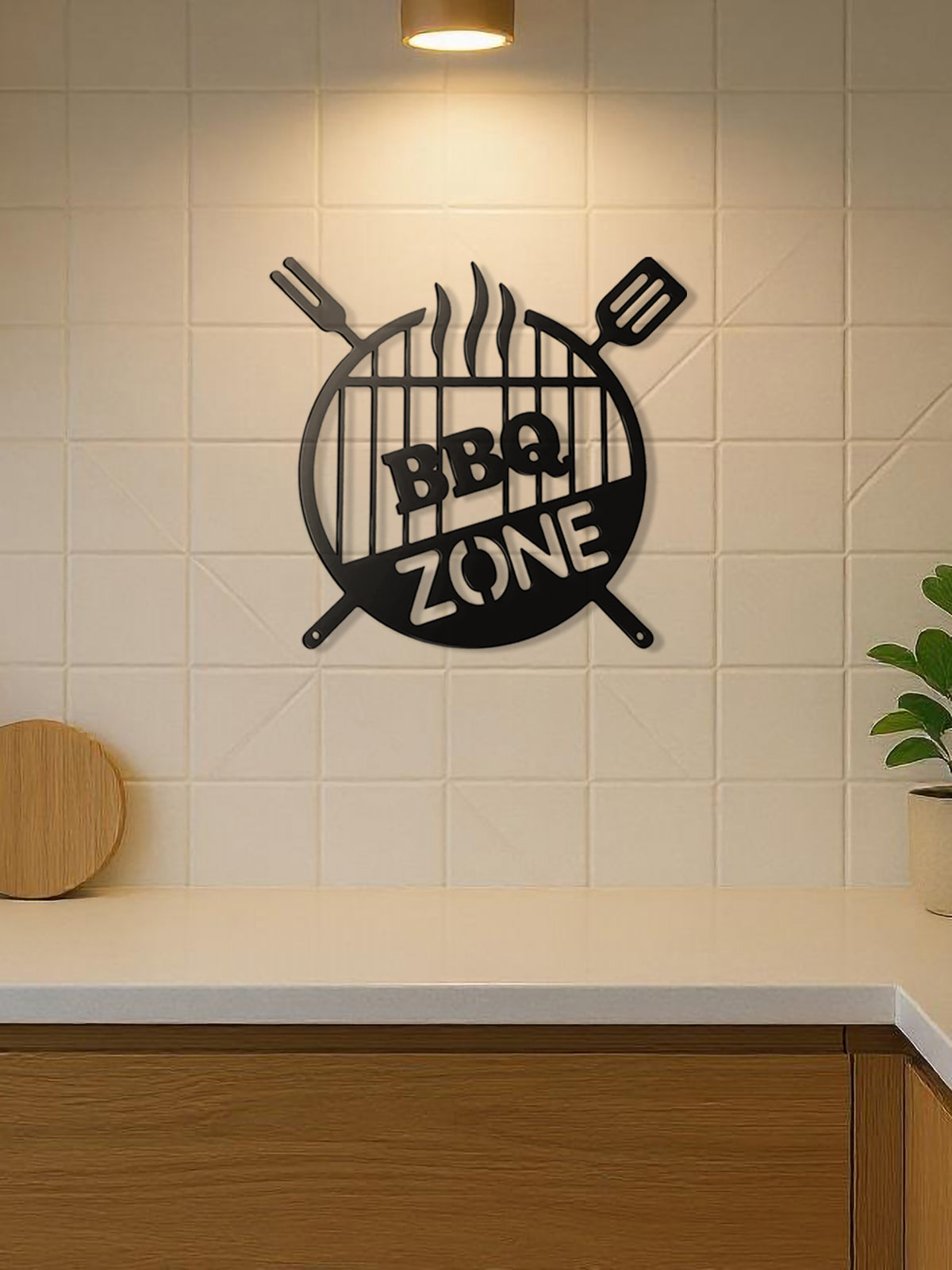 Metal Wall Sign,vintage 3D Round Iron Word Art For Farmhouse,country