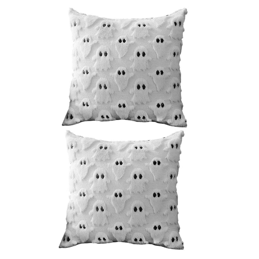 Ghost Pillow Case Comfort Decorative Soft Plush Throw Pillow Cover